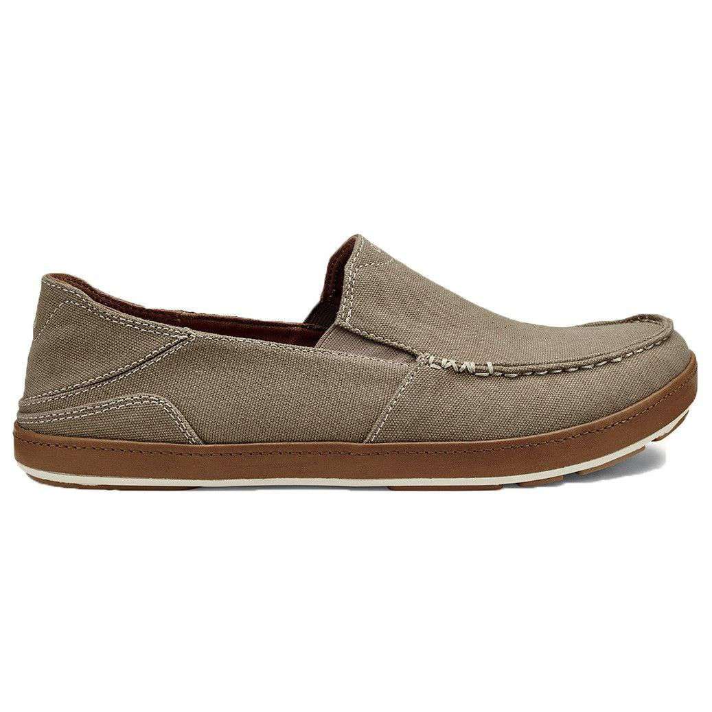 Olukai Men\'s Brown Slip-On Canvas Loafers OLUKAI Manoa Slip-on men main image 3