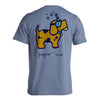 Scuba Doo Pup Tee in Stone Blue by Puppie Love - Country Club Prep