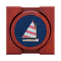 Rainbow Fleet Needlepoint Coasters by Smathers & Branson - Country Club Prep