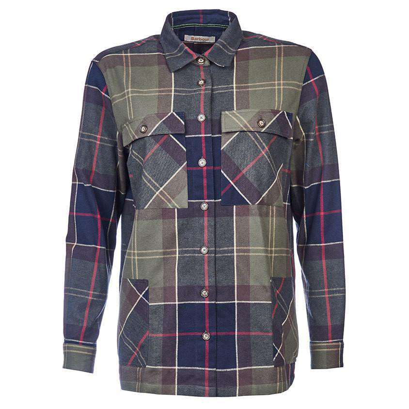 Rannoch Over Shirt in Classic Tartan by Barbour - Country Club Prep