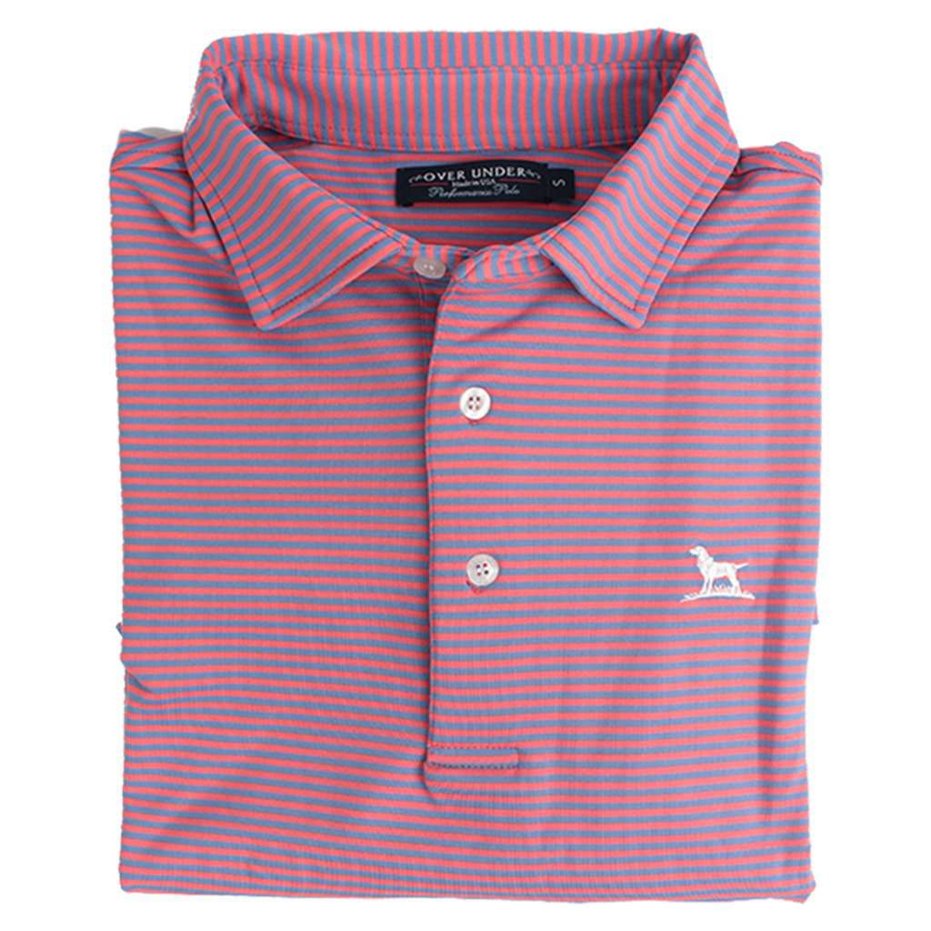 The Walton Polo in Red Dawn by Over Under Clothing - Country Club Prep