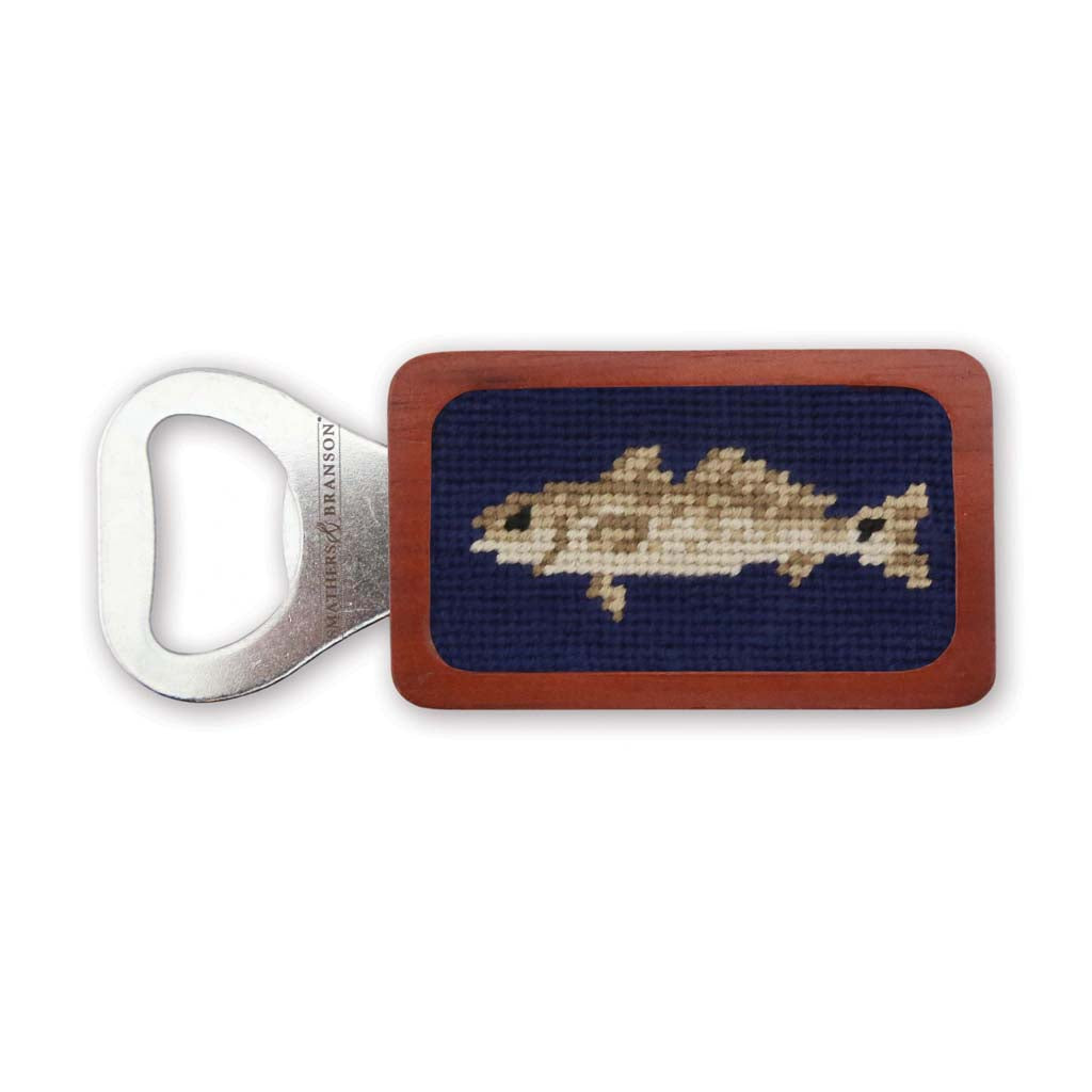 Redfish Needlepoint Bottle Opener by Smathers & Branson - Country Club Prep
