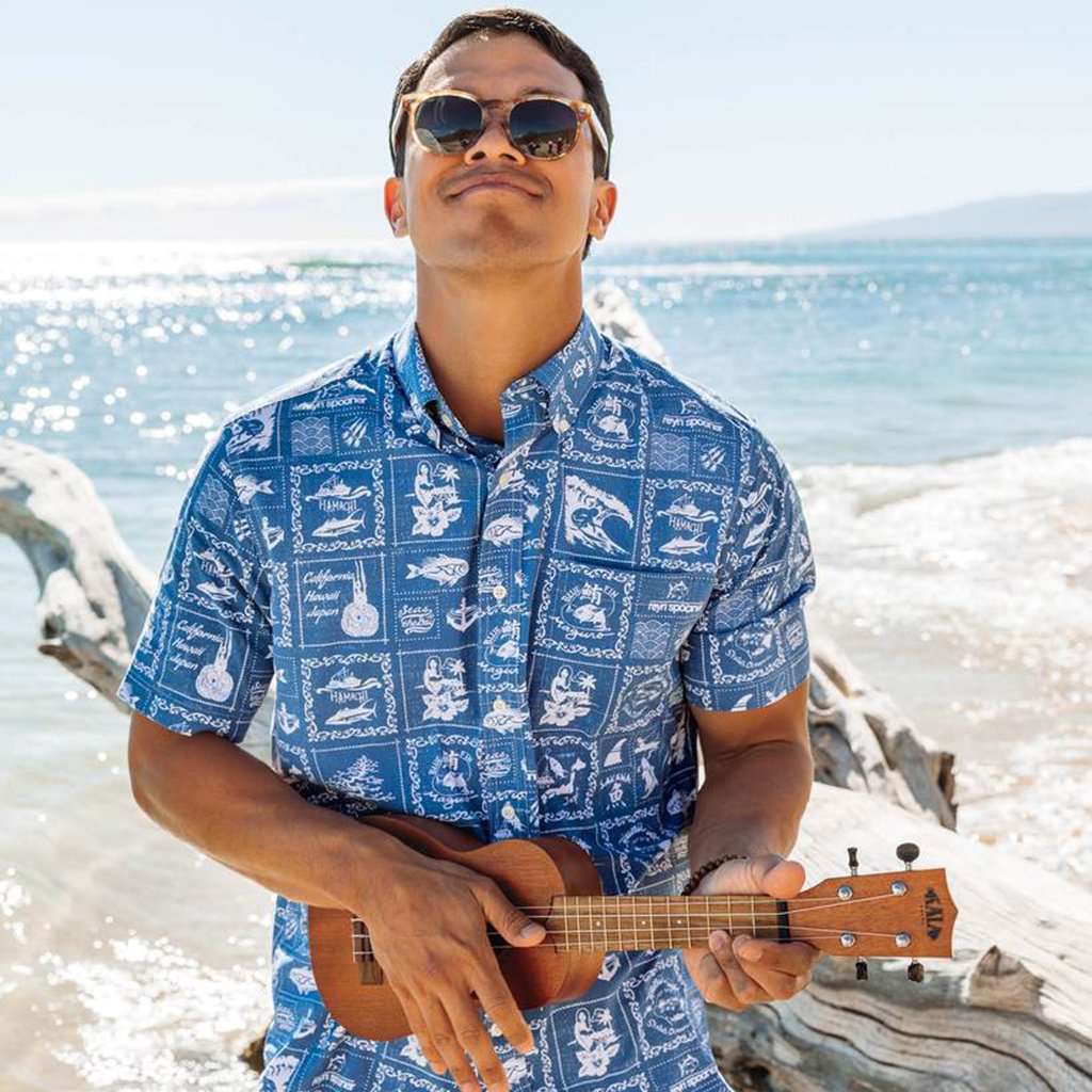 Reyn Spooner Bandana Print Intercoastal Performance Short Sleeve Shirt by Southern Tide - Country Club Prep