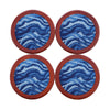 Riptide Needlepoint Coasters by Smathers & Branson - Country Club Prep