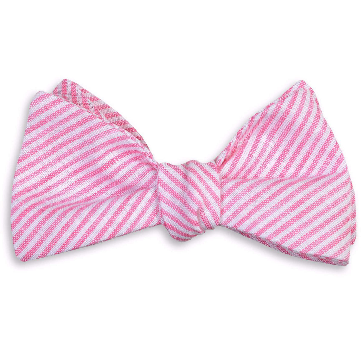 Riverfront Linen Bow Tie in Pink by High Cotton - Country Club Prep