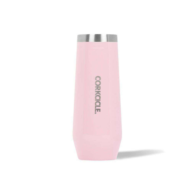 Classic Stemless Champagne Flute in Rose Quartz by CORKCICLE - Country Club Prep