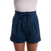 Ruffle Top Shorts in Navy by Lauren James - Country Club Prep