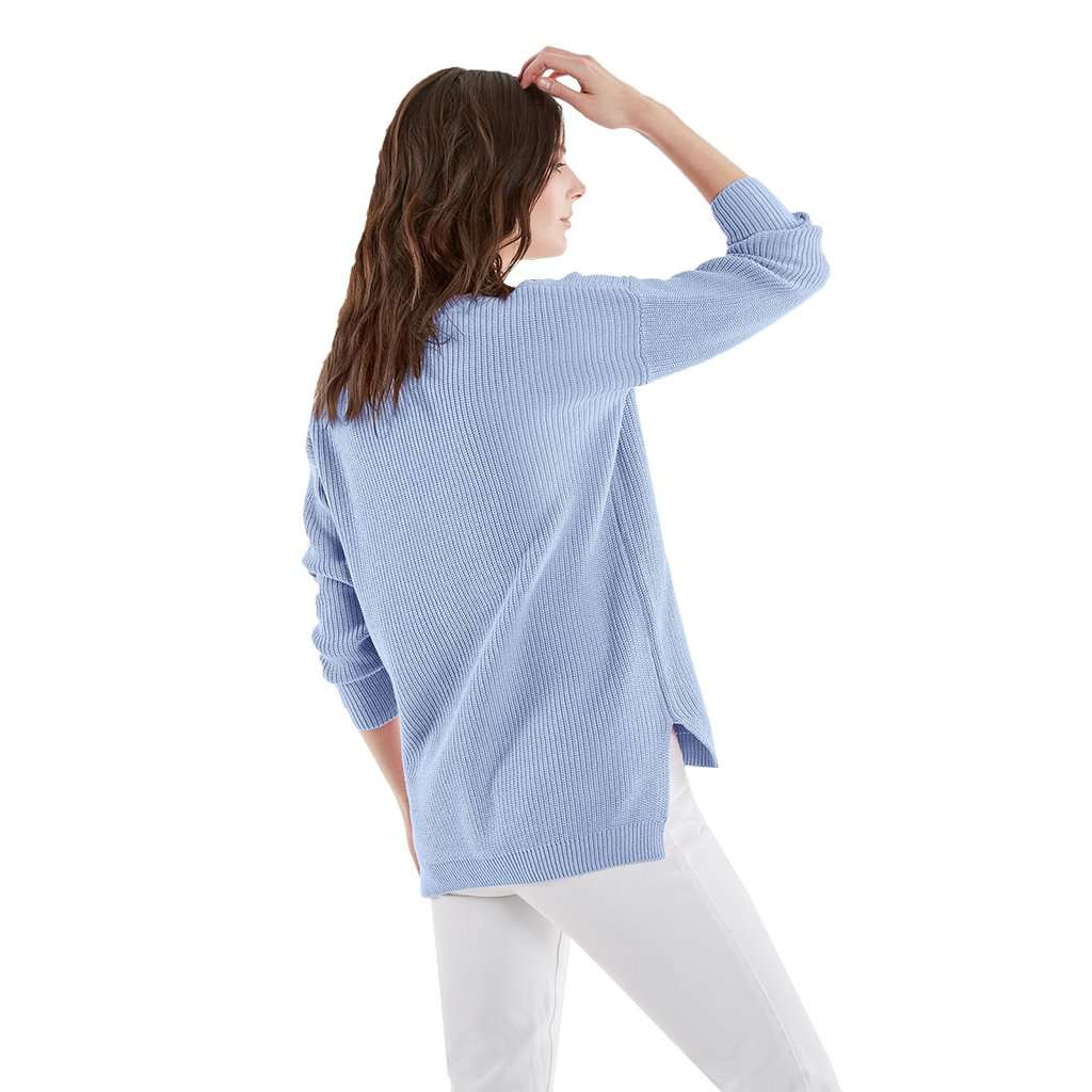 V Neck Shaker Sweater by 525 America - Country Club Prep