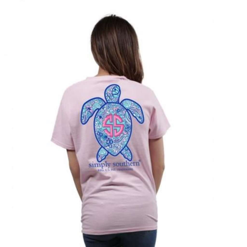 Save the Turtles Logo Shell Tee by Simply Southern - Country Club Prep