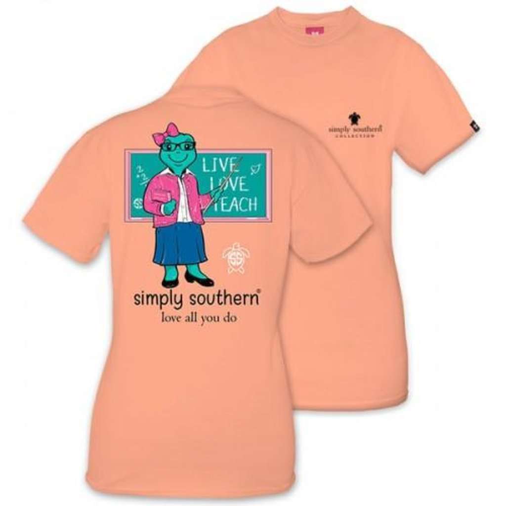 Save the Turtles Teacher Tee by Simply Southern - Country Club Prep