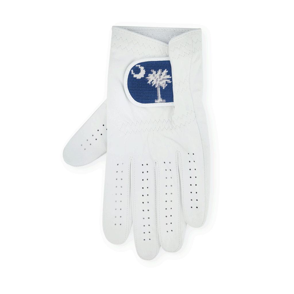 South Carolina Flag Needlepoint Golf Glove by Smathers & Branson - Country Club Prep