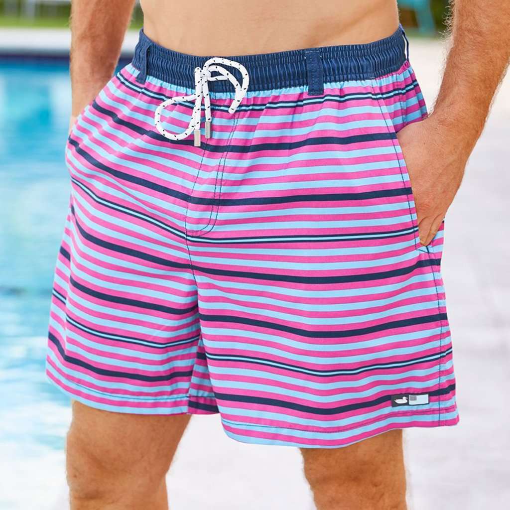 Dockside Swim Trunk by Southern Marsh - Country Club Prep