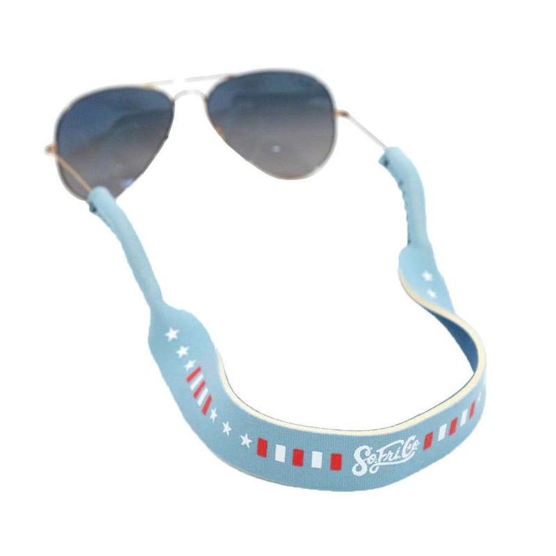 Stars & Stripes Sunglass Straps by Southern Fried Cotton - Country Club Prep