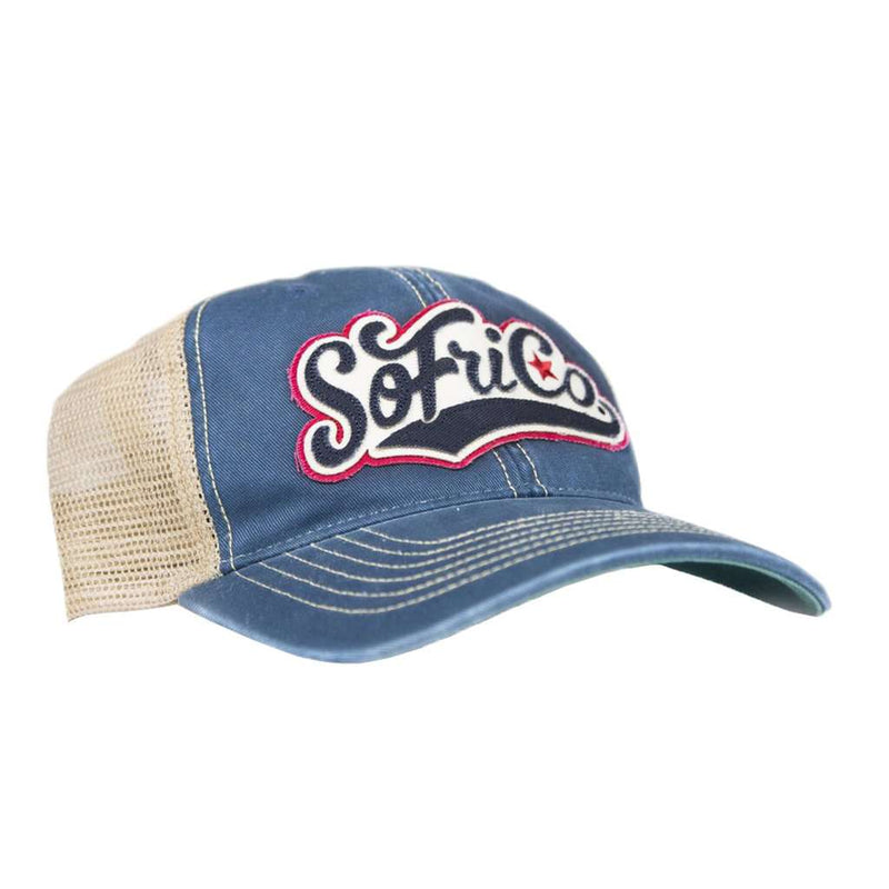SoFriCo Script Patch Denim Hat by Southern Fried Cotton - Country Club Prep