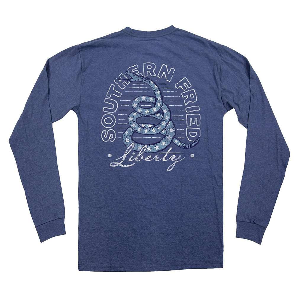 Star Spangled Liberty Long Sleeve Tee by Southern Fried Cotton - Country Club Prep