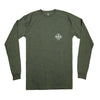 Camo Gas Patch Long Sleeve Tee by Southern Fried Cotton - Country Club Prep