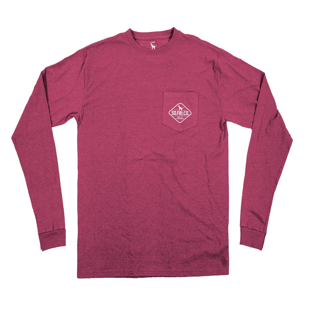 All You Need Long Sleeve Pocket Tee by Southern Fried Cotton - Country Club Prep