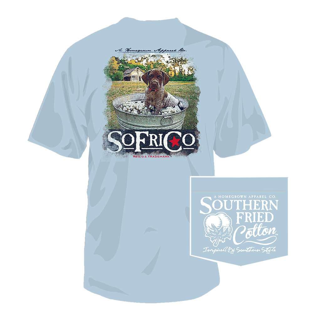 Reese Tee in Southern Sky by Southern Fried Cotton - Country Club Prep