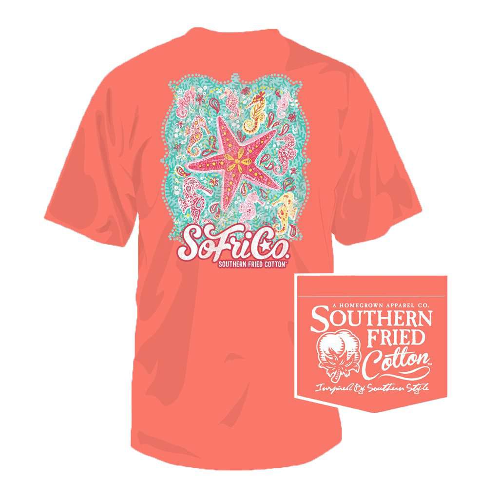 Under the Sea Tee in Summer Sunset by Southern Fried Cotton - Country Club Prep