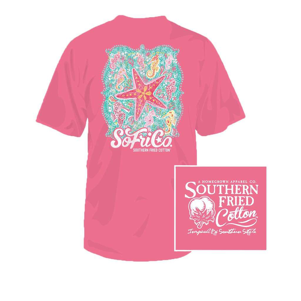 YOUTH Under the Sea Tee in Pink Jam by Southern Fried Cotton - Country Club Prep