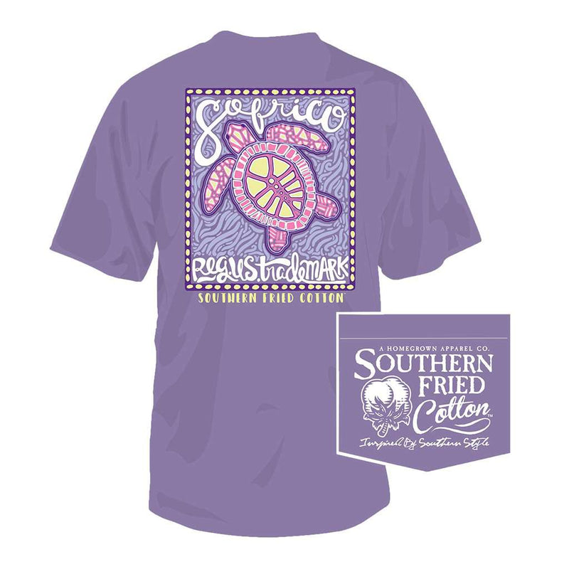 Loggerhead Luau in Violet Sugar by Southern Fried Cotton - Country Club Prep