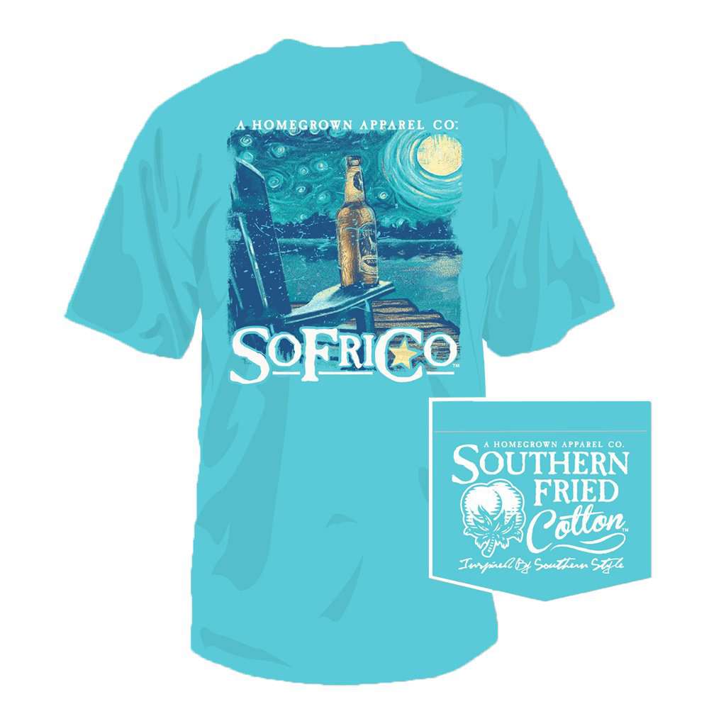 Last Call Lake Tee in Robins Egg by Southern Fried Cotton - Country Club Prep