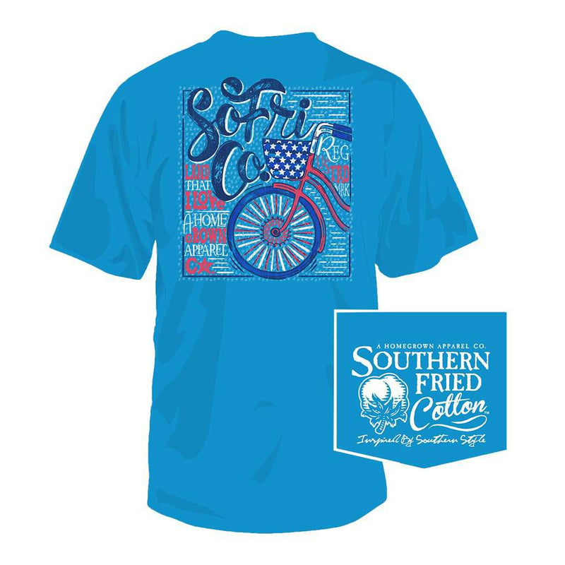 Ride Free Tee in Snow Cone by Southern Fried Cotton - Country Club Prep