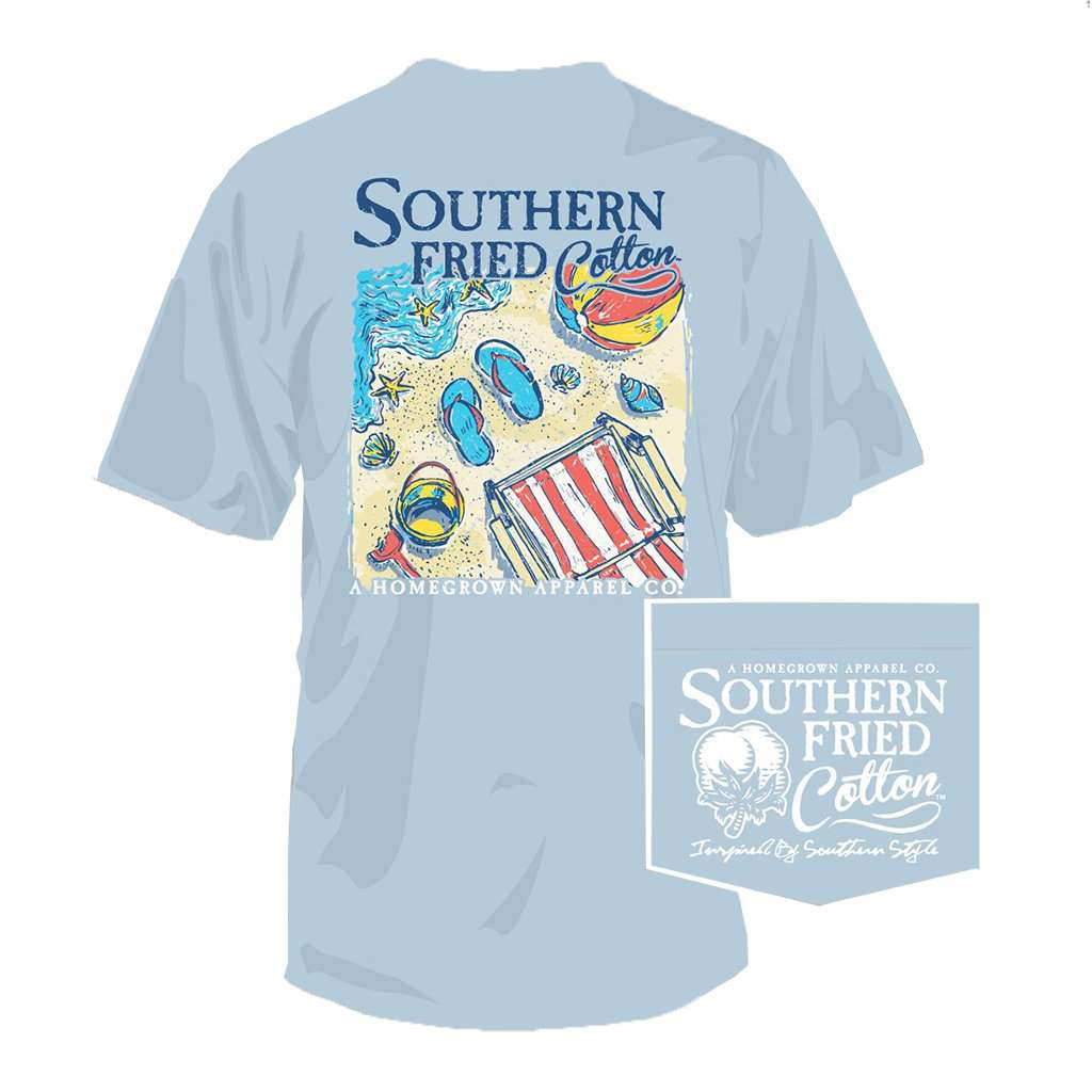 Toes in the Sand in Southern Sky by Southern Fried Cotton - Country Club Prep