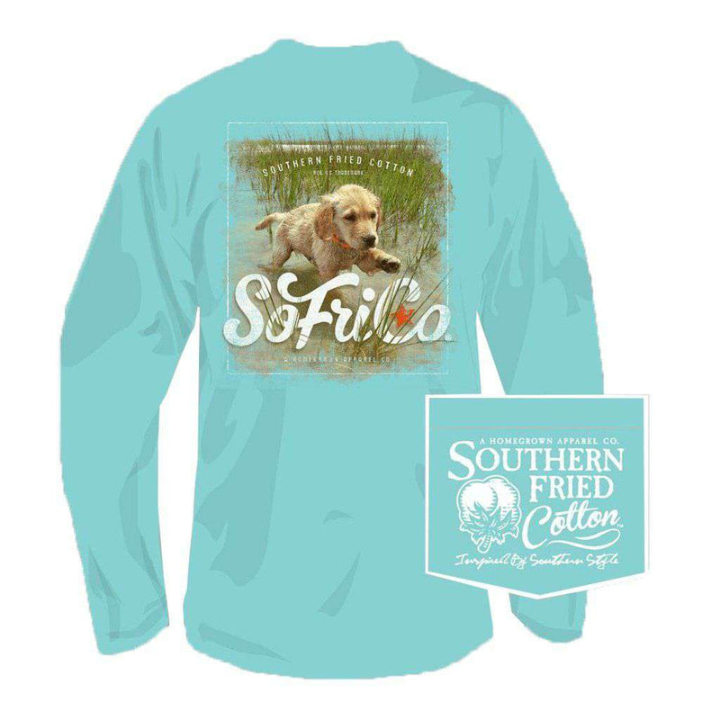 Boone Doc Long Sleeve Tee in Mason Jar by Southern Fried Cotton - Country Club Prep