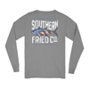 Red, White, & Tuna Long Sleeve Pocket Tee by Southern Fried Cotton - Country Club Prep