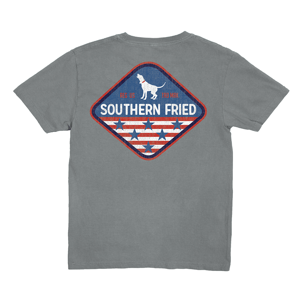 Youth American Patch Tee by Southern Fried Cotton - Country Club Prep