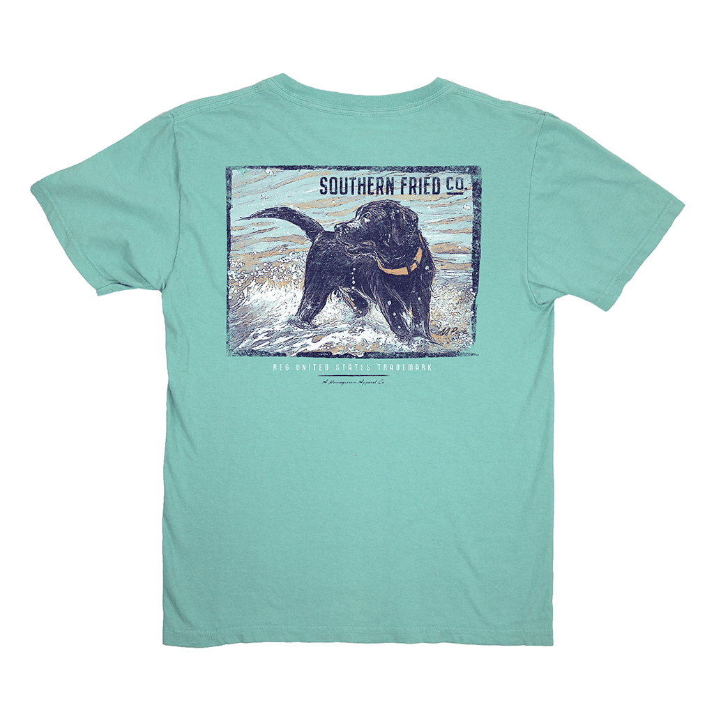 Youth Surf Pup Tee by Southern Fried Cotton - Country Club Prep