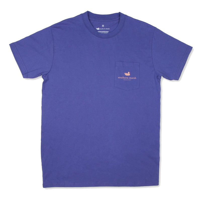 Branding Collection Tee - Sunset in Indigo by Southern Marsh - Country Club Prep