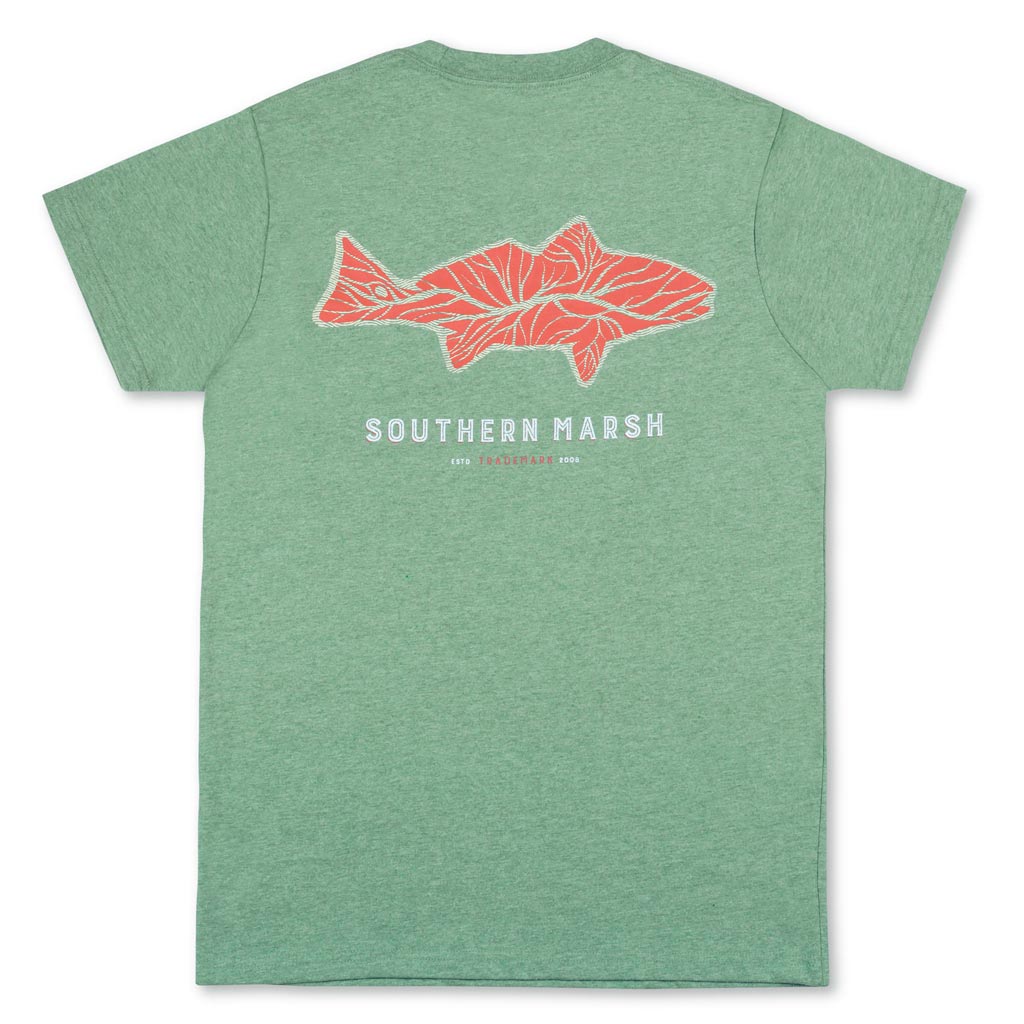 The Delta Fish Tee Shirt by Southern Marsh - Country Club Prep