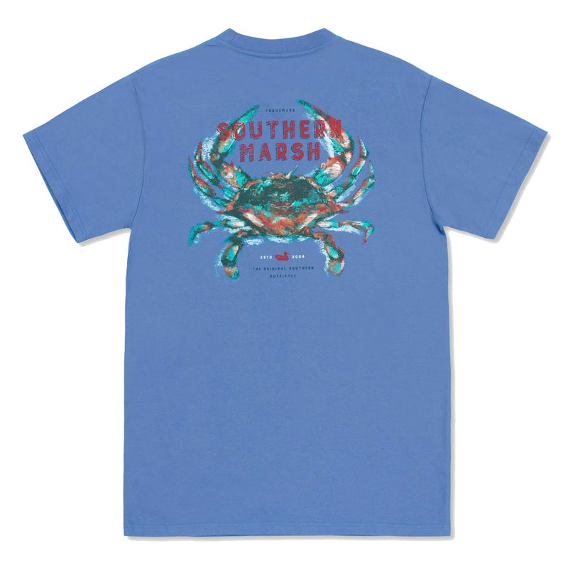 The Impressions Crab Tee by Southern Marsh - Country Club Prep
