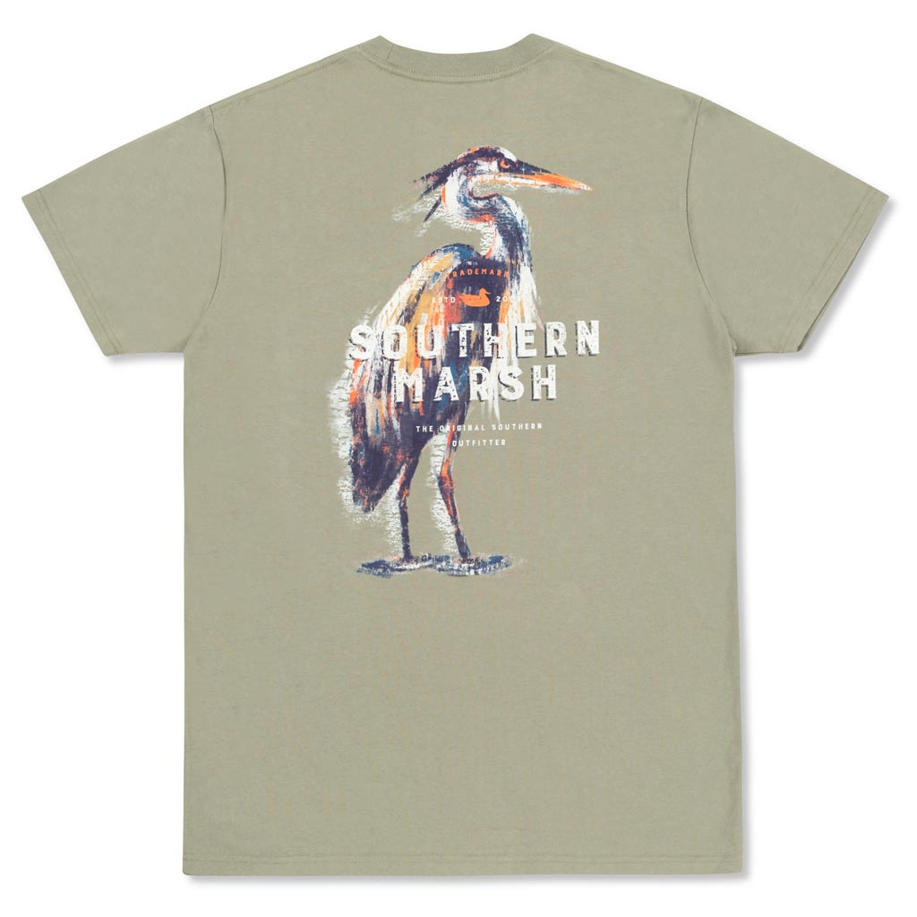 The Impressions Heron Tee by Southern Marsh - Country Club Prep
