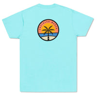The Sunset Palm Tee by Southern Marsh - Country Club Prep