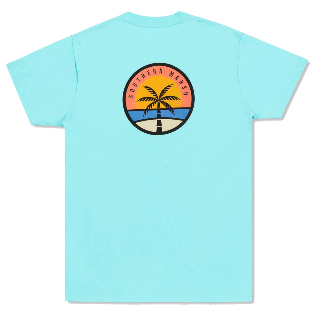 The Sunset Palm Tee by Southern Marsh - Country Club Prep