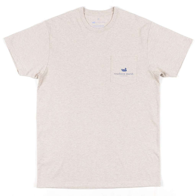 Relax and Explore - Axe Tee in Washed Oatmeal by Southern Marsh - Country Club Prep