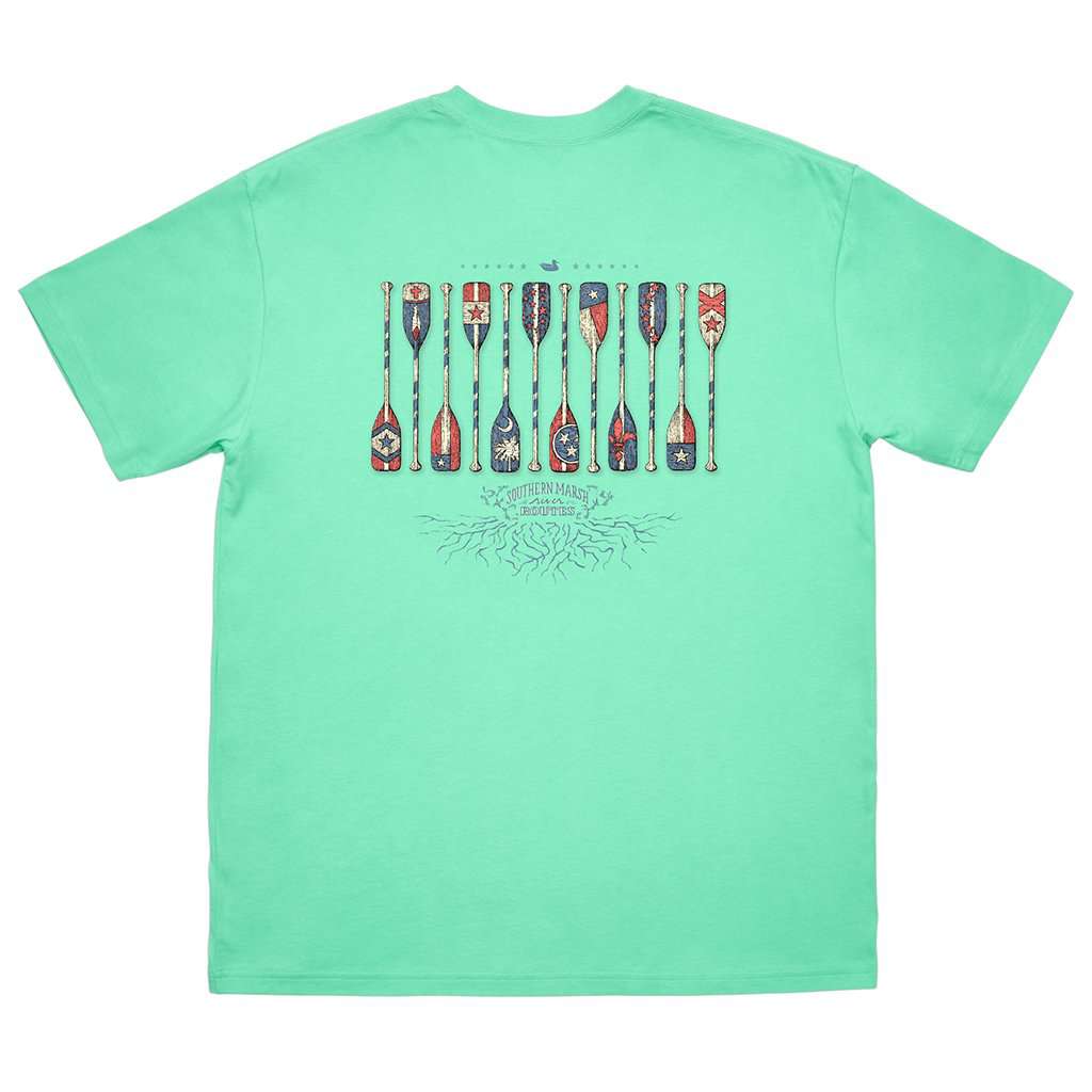 River Route Collection - Paddles Tee by Southern Marsh - Country Club Prep