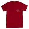 Authentic Collegiate Tee in Crimson with Houndstooth Duck by Southern Marsh - Country Club Prep