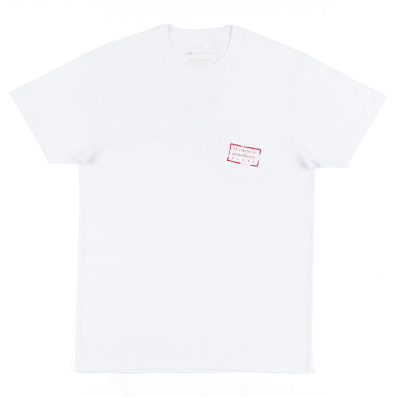 Southern Marsh Authentic Flag Tee in White – Country Club Prep