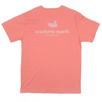 The Authentic Vibrant Tee in Azalea by Southern Marsh - Country Club Prep