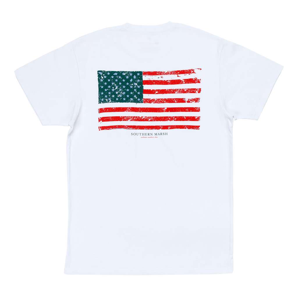 Vintage Flag Tee by Southern Marsh - Country Club Prep