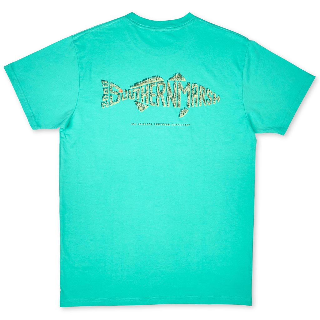 The Redfish Wildlife Words Tee by Southern Marsh - Country Club Prep