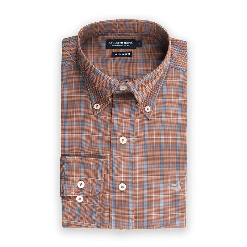 Bastrop Performance Check Dress Shirt by Southern Marsh - Country Club Prep