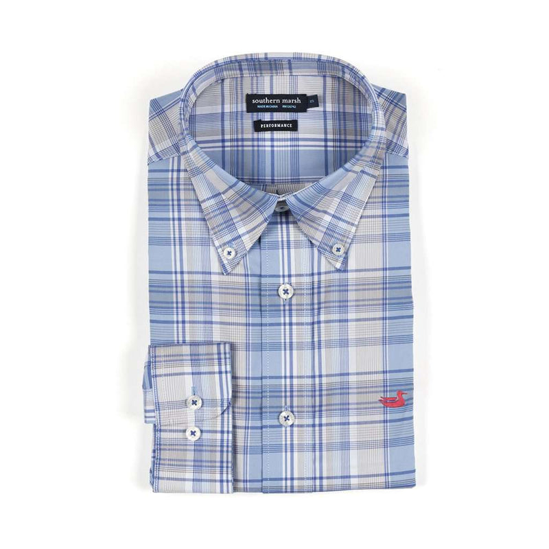 Kershaw Performance Plaid Dress Shirt by Southern Marsh - Country Club Prep