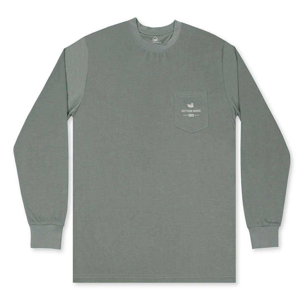 Long Sleeve FieldTec™ Inflight Comfort Tee by Southern Marsh - Country Club Prep