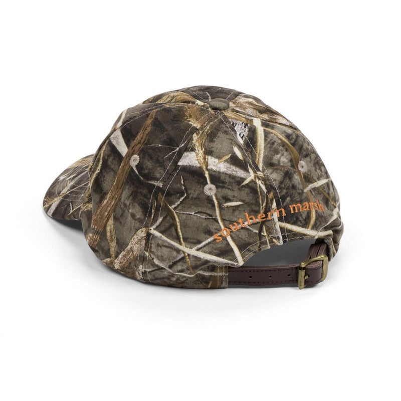 Realtree MAX-5 Camouflage Hat with Orange Duck by Southern Marsh - Country Club Prep