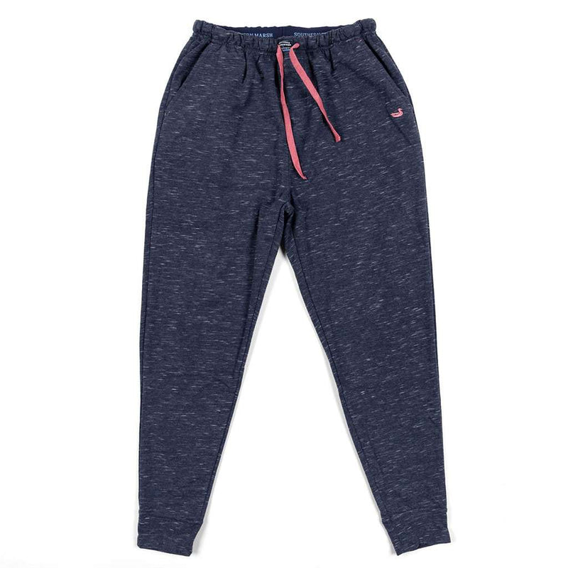 Hearth French Terry Lounge Pants in Midnight Gray by Southern Marsh - Country Club Prep